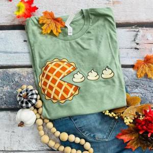 PAC MAN PIE - DTF TRANSFER