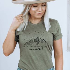 IF THE STARS WERE MADE TO WORSHIP SO WILL I  - DTF TRANSFER