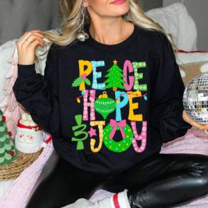 PEACE HOPE JOY - DTF TRANSFER