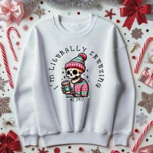 I'M LITERALLY FREEZING *OLLIE & CO. EXCLUSIVE* - DTF TRANSFER