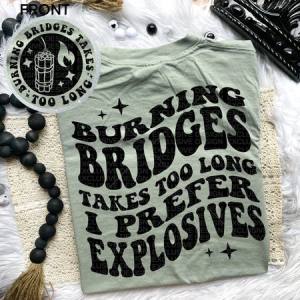 I PREFER EXPLOSIVES *OLLIE & CO. EXCLUSIVE* - FRONT+BACK - DTF TRANSFER