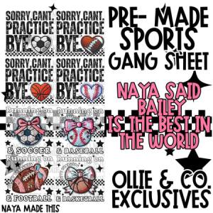 SPORTS - 22.5 X 60 - PREMADE GANG