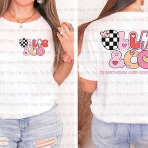 RETRO VALENTINE'S DAY BUSINESS NAMES - FRONT+BACK - MOCKUP ONLY