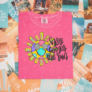 HERE COMES THE SUN - DTF TRANSFER