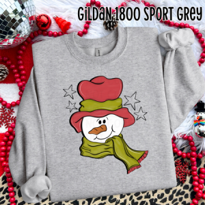 WHIMSICAL SNOWMAN - DTF TRANSFER