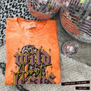 WILD ABOUT JESUS - PURPLE TEXT - DTF TRANSFER