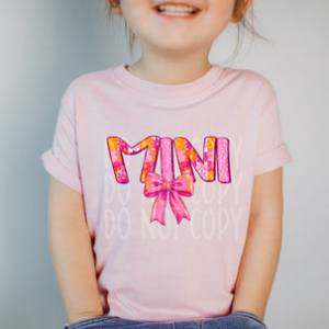 BRIGHT MINI BOW - DTF TRANSFER