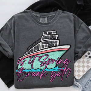 IS IT SPRING BREAK YET - DTF TRANSFER