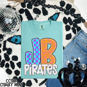 BRIGHT & PREPPY SCHOOL INITIALS - MOCKUP ONLY