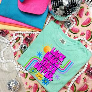 LAKE BEERS TASTE BETTER - DTF TRANSFER