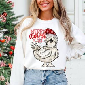 MERRY CLUCKMAS Y'ALL - DTF TRANSFER