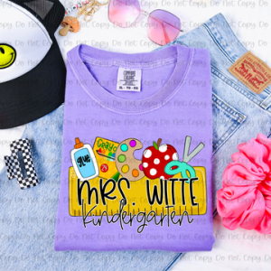 TEACHER NAME PLATE - MOCKUP ONLY