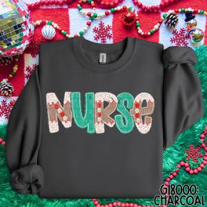 NURSE GINGERBREAD - DTF TRANSFER