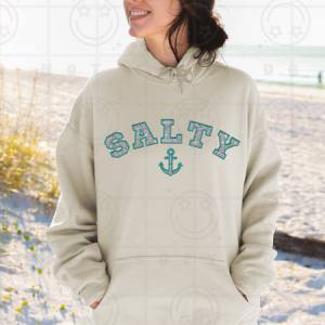 SALTY - FAUX EMBROIDERY - DTF TRANSFER