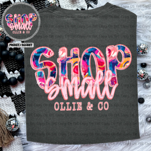 SHOP SMALL PAINTED ROSES - MOCKUP ONLY