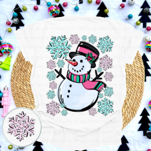 SNOW MAN - FRONT+BACK - DTF TRANSFER