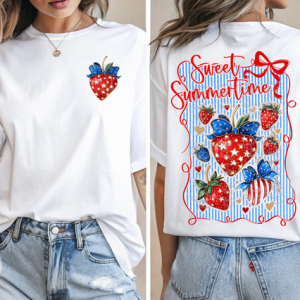SWEET SUMMERTIME - FRONT+BACK - DTF TRANSFER