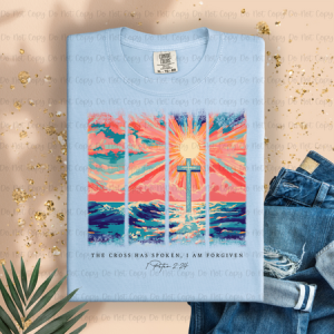 THE CROSS HAS SPOKEN - DTF TRANSFER