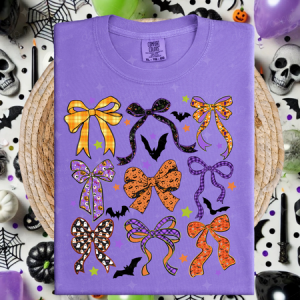 HALLOWEEN BOWS - DTF TRANSFER
