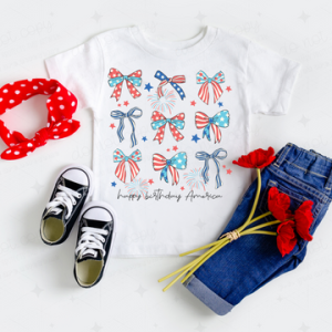 COQUETTE HAPPY BIRTHDAY AMERICA - DTF TRANSFER