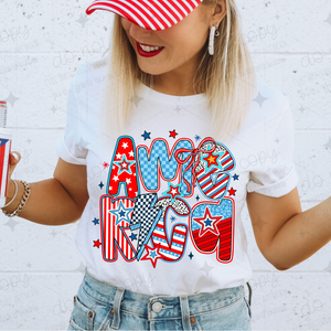 RETRO AMERICA COQUETTE - DTF TRANSFER