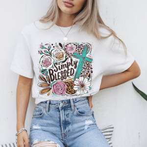 SIMPLY BLESSED - DTF TRANSFER