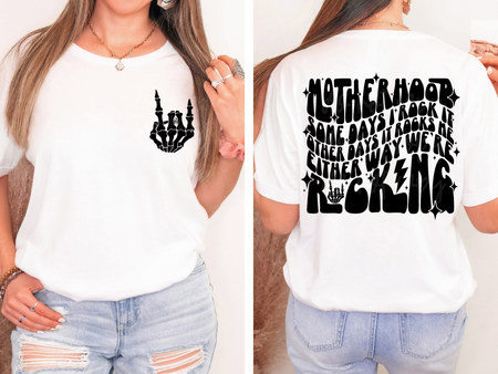 ROCKING MOTHERHOOD *OLLIE & CO. EXCLUSIVE* - FRONT+BACK - DTF TRANSFER