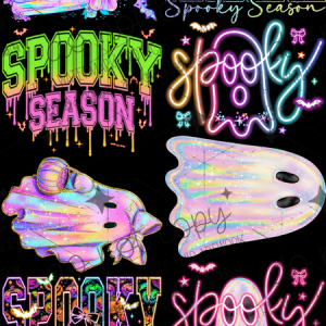 NEON HALLOWEEN - 22X60 - PREMADE GANG