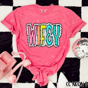 WIFEY BRIGHT DOTTY - DTF TRANSFER