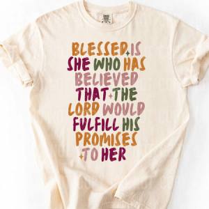 BLESSED IS SHE FALL COLORS - *OLLIE AND CO EXCLUSIVE* - DTF TRANSFER