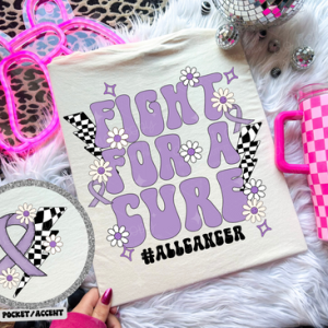 FIGHT FOR A CURE *OLLIE & CO. EXCLUSIVE* - FRONT+BACK - DTF TRANSFER