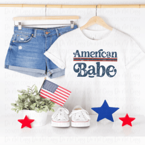 AMERICAN BABE - DTF TRANSFER