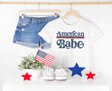 AMERICAN BABE - DTF TRANSFER