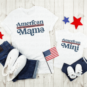 AMERICAN MAMA - DTF TRANSFER