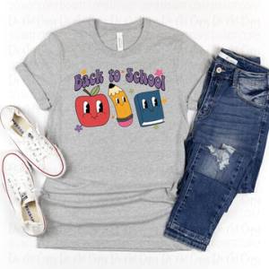 BACK TO SCHOOL PENCILS - DTF TRANSFER