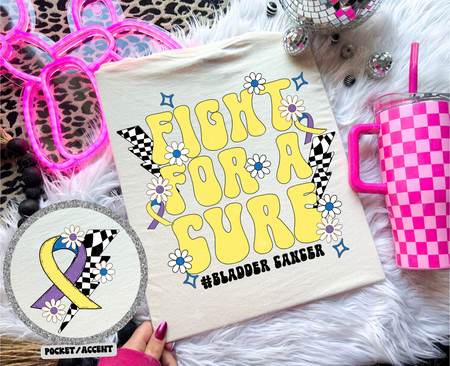 FIGHT FOR A CURE *OLLIE & CO. EXCLUSIVE* - FRONT+BACK - DTF TRANSFER - Image 4