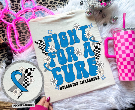 FIGHT FOR A CURE *OLLIE & CO. EXCLUSIVE* - FRONT+BACK - DTF TRANSFER - Image 11