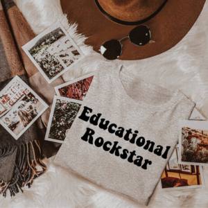 EDUCATIONAL ROCKSTAR BLACK *OLLIE & CO. EXCLUSIVE* - DTF TRANSFER