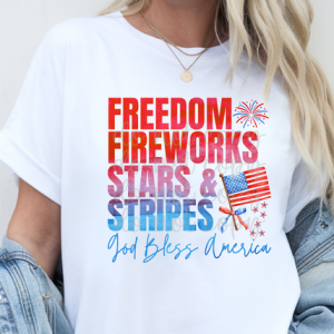 FREEDOM FIREWORKS - DTF TRANSFER