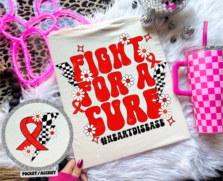 FIGHT FOR A CURE *OLLIE & CO. EXCLUSIVE* - FRONT+BACK - DTF TRANSFER - Image 13