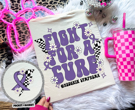 FIGHT FOR A CURE *OLLIE & CO. EXCLUSIVE* - FRONT+BACK - DTF TRANSFER - Image 14