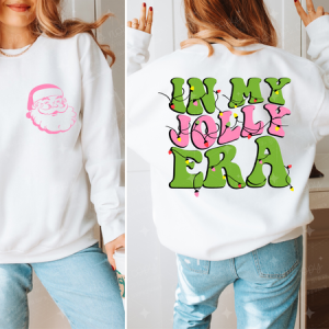 HOLLY JOLLY ERA - FRONT+BACK - DTF TRANSFER
