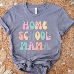 HOMESCHOOL MAMA RETRO - DTF TRANSFER