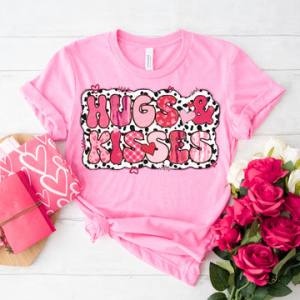 HUGS & KISSES - DTF TRANSFER