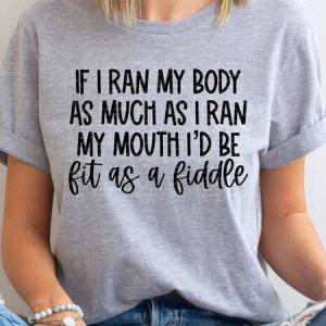 IF I RAN MY MOUTH - DTF TRANSFER