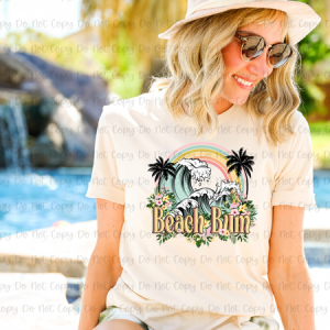 BEACH BUM - DTF TRANSFER