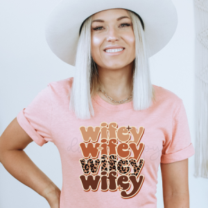 WIFEY STACKED - DTF TRANSFER