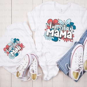 AMERICAN MAMA - DTF TRANSFER