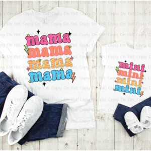 MAMA NEON RETRO - DTF TRANSFER