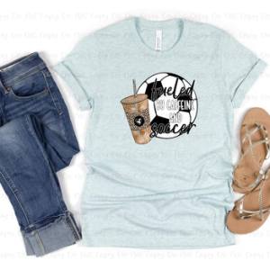 FUELED BY CAFFEINE AND SOCCER - DTF TRANSFER